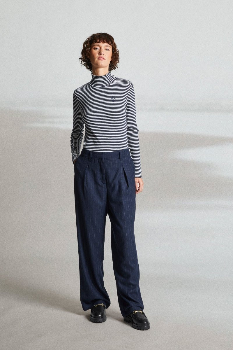 Pantalon à fines rayures PECHEUR - Mat de Misaine