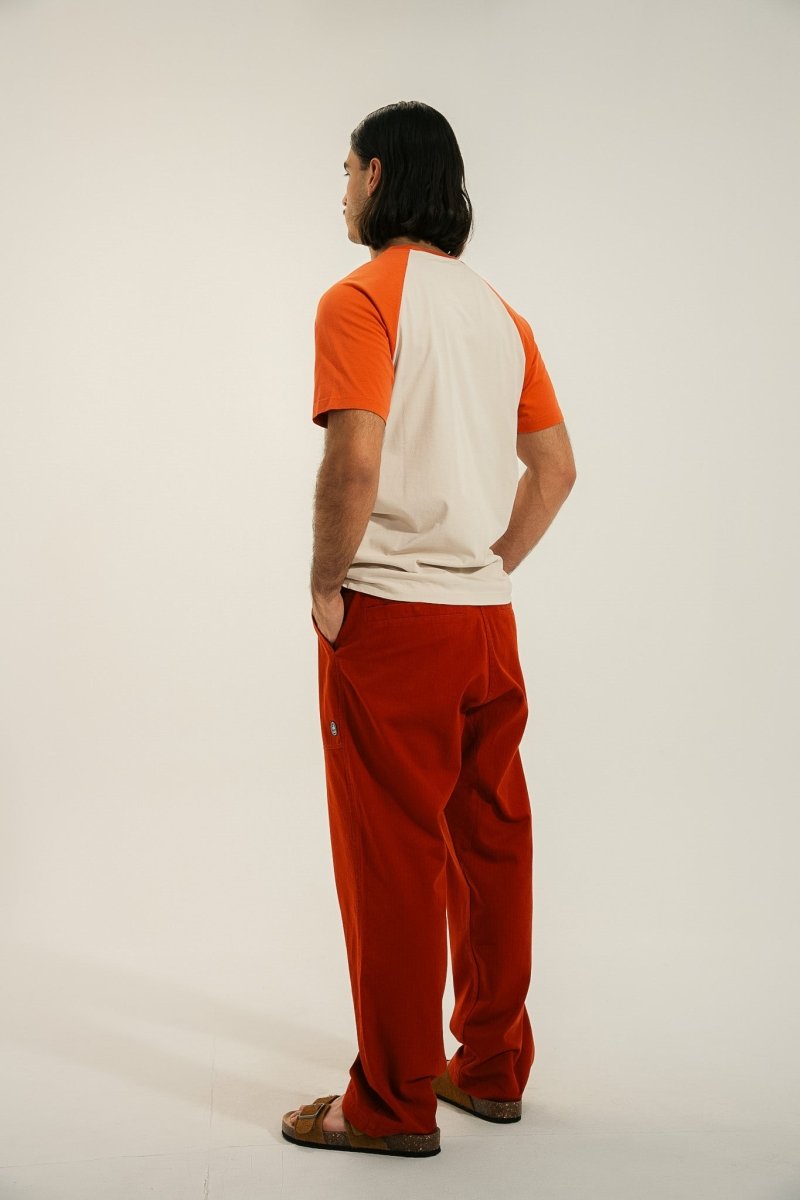 Pantalon ample à chevron PECTEN - Mat de Misaine