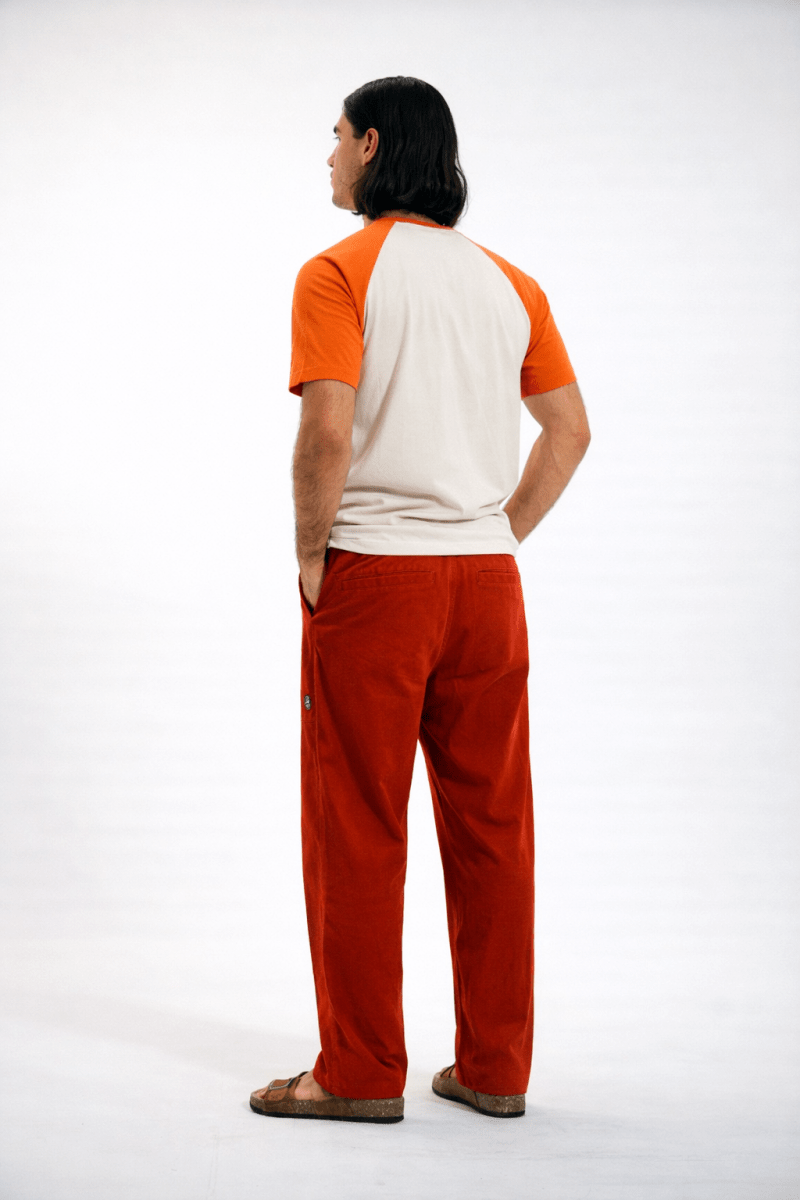 Pantalon ample à chevron PECTEN - Mat de Misaine