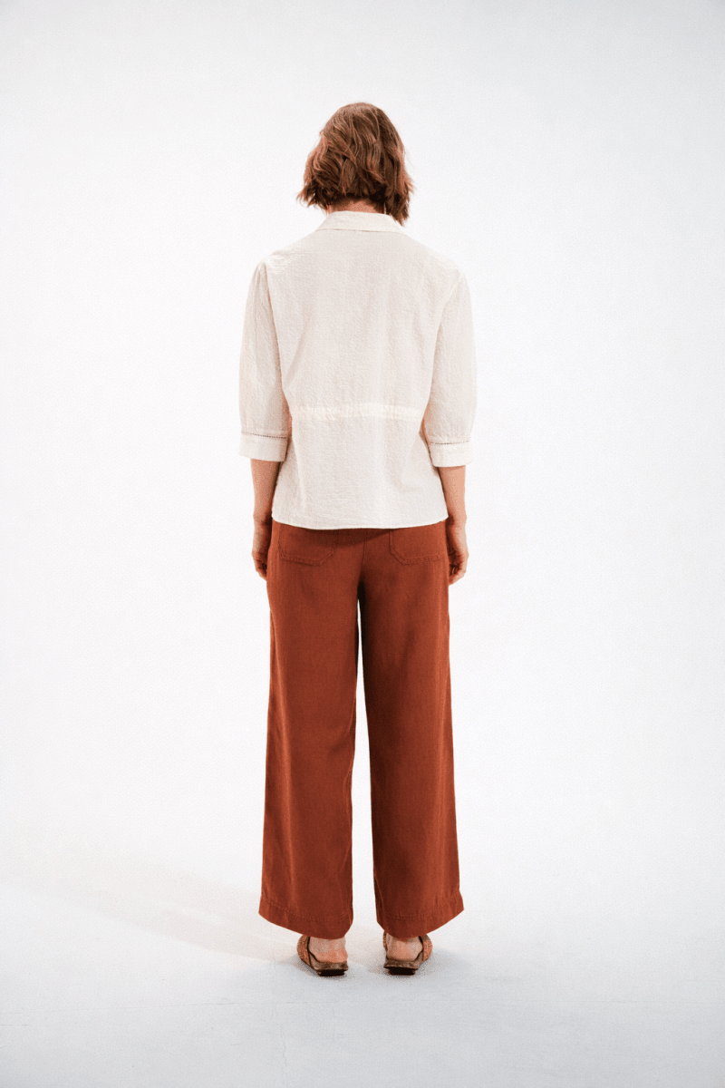 Pantalon droit en lyocell PANAMA - Mat de Misaine