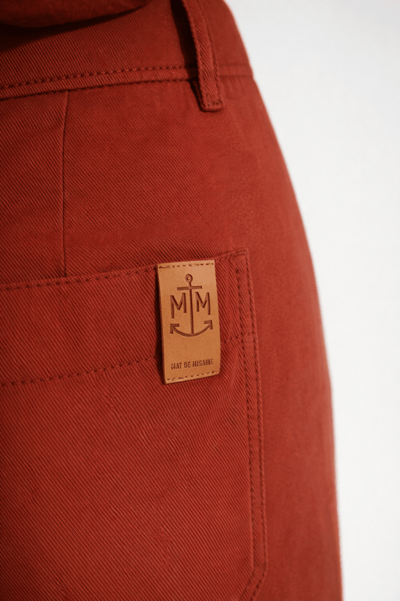 Pantalon droit en lyocell PANAMA - Mat de Misaine