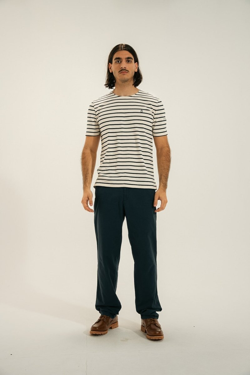 Pantalon élastiqué toile pigmentaire TRANSAT. - Mat de Misaine