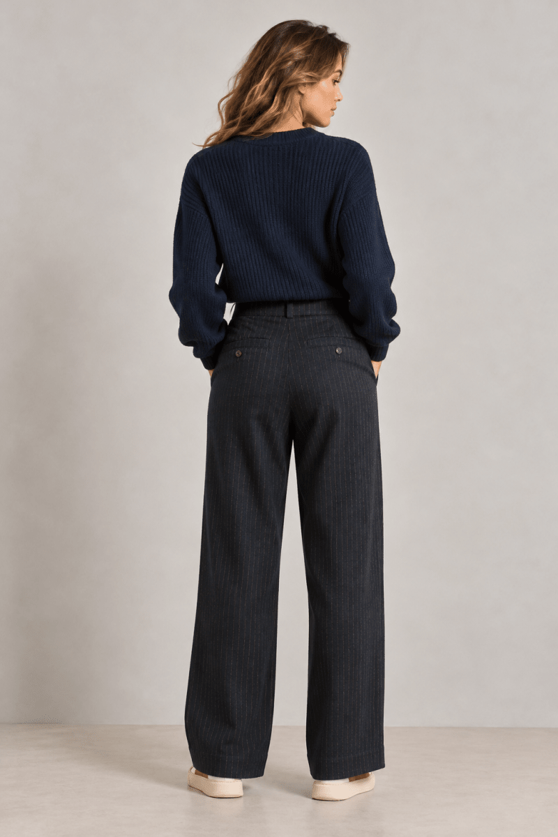 Pantalon en flanelle POULIE - Mat de Misaine