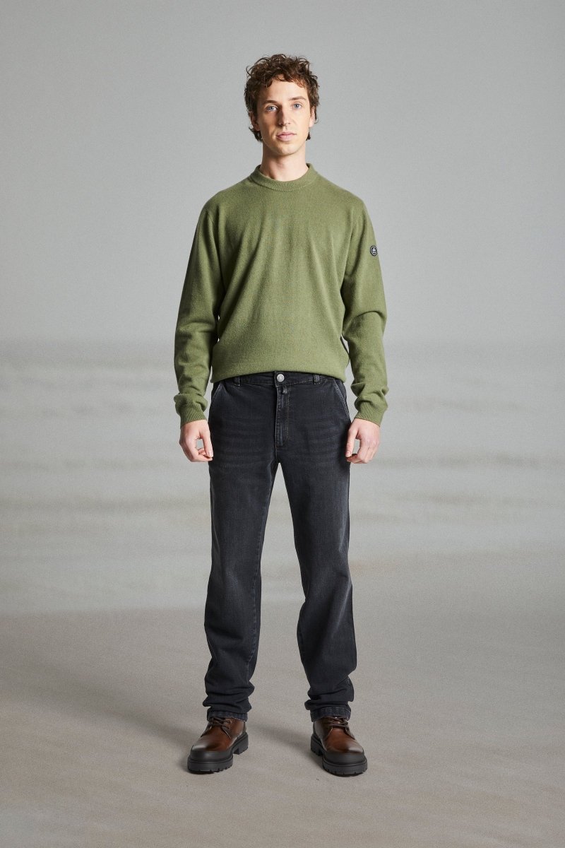 Pantalon en jeans taille élastiquée TRANSAT - Mat de Misaine