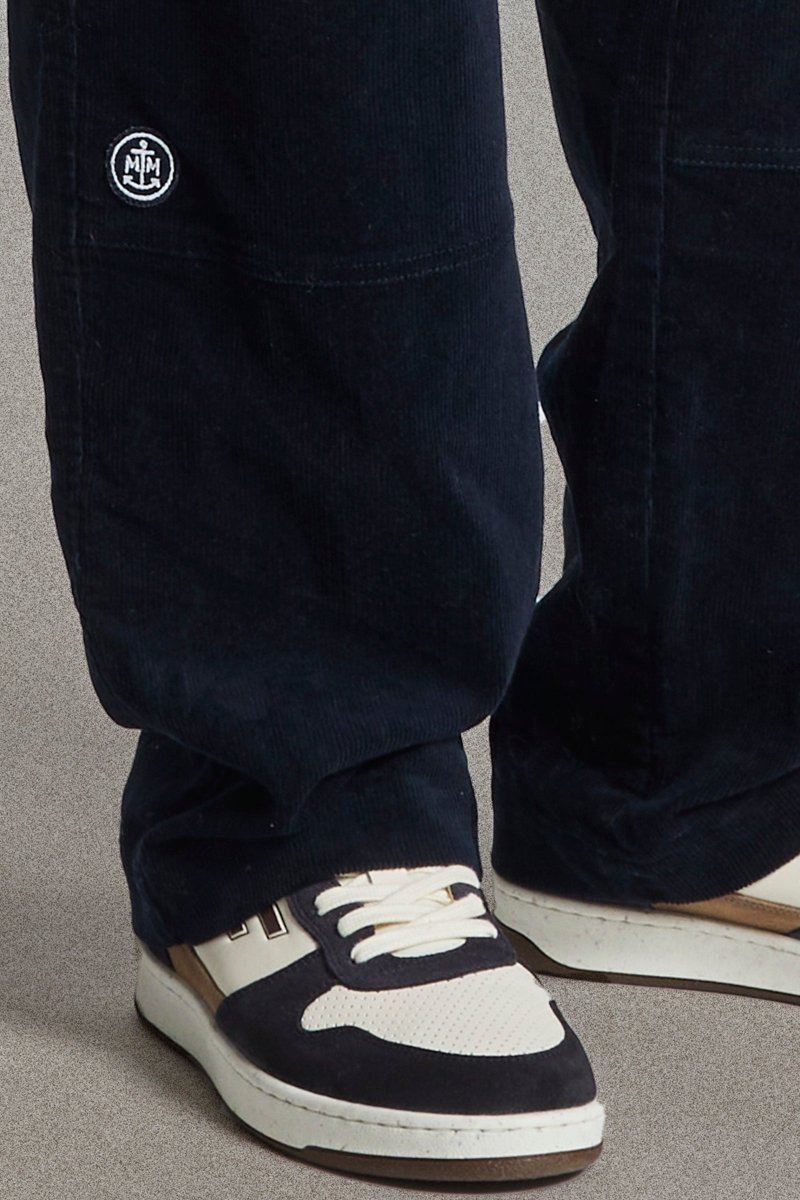 Pantalon en velours avec découpe de renfort PAUZOK - Mat de Misaine