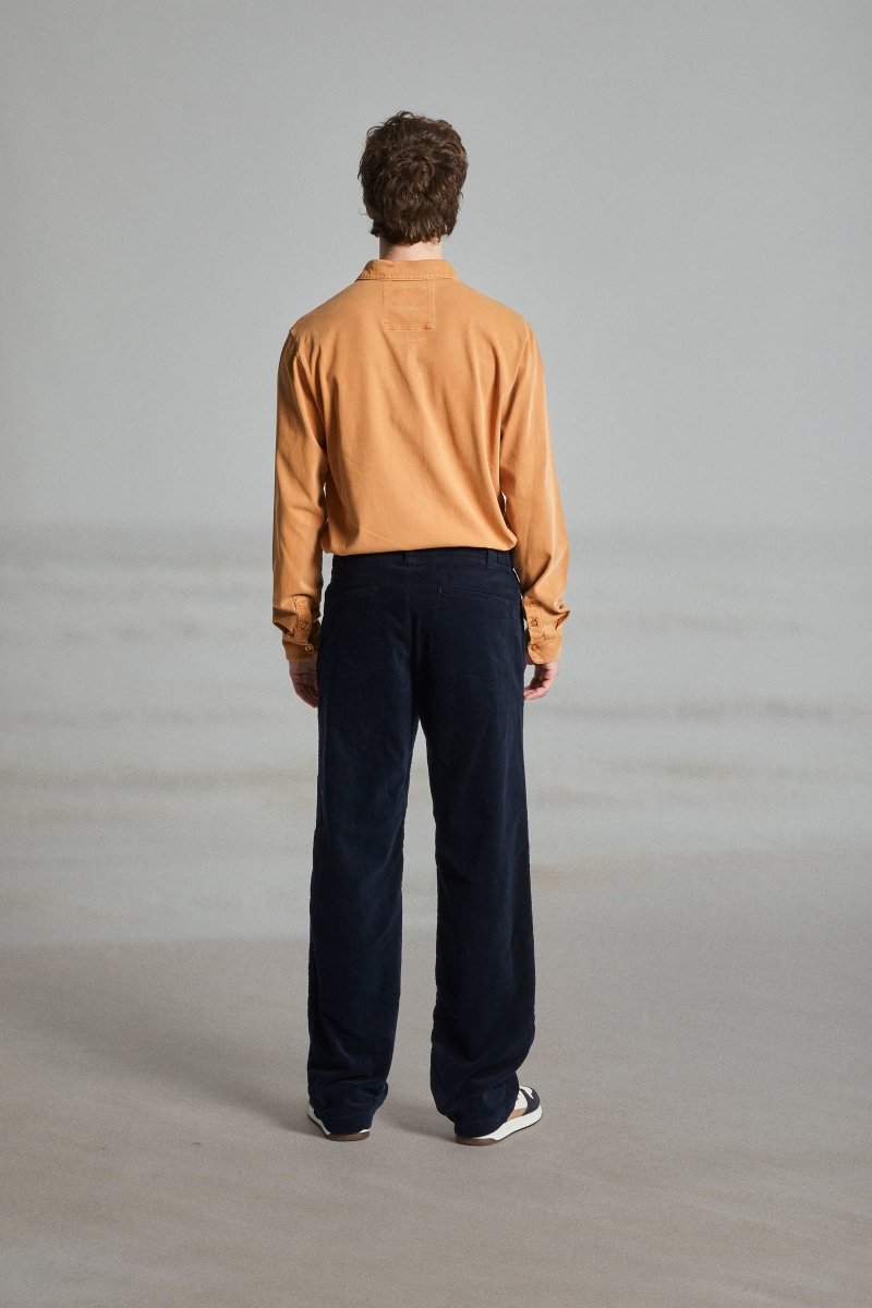 Pantalon en velours avec découpe de renfort PAUZOK - Mat de Misaine
