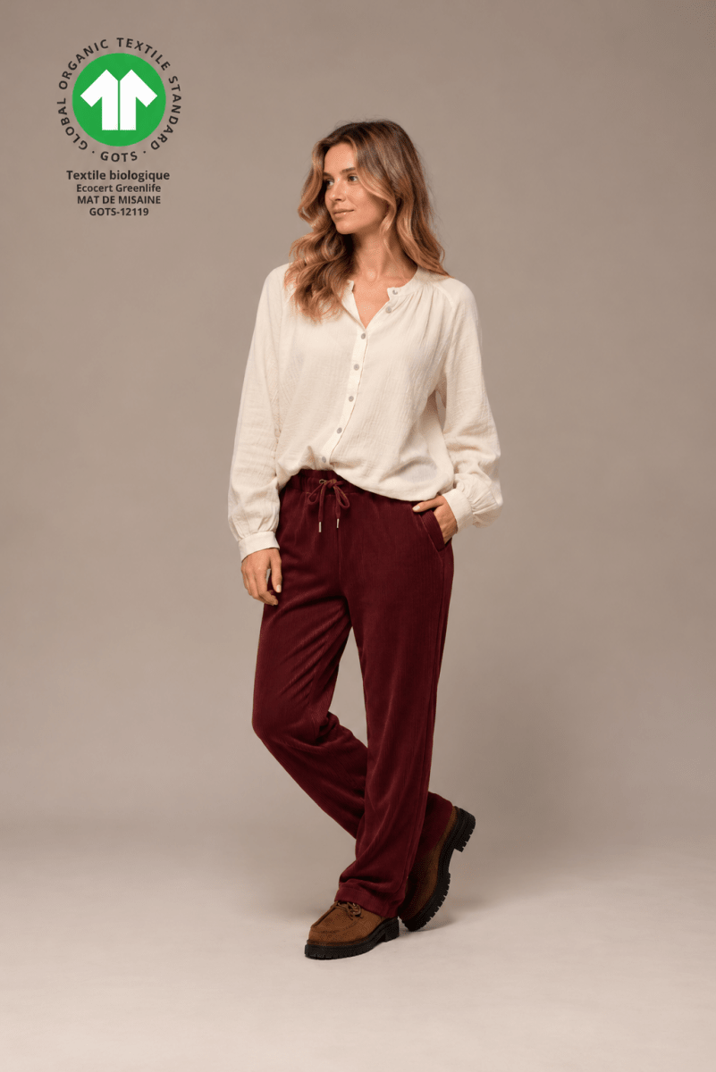 Pantalon en velours PAGAIE - Mat de Misaine