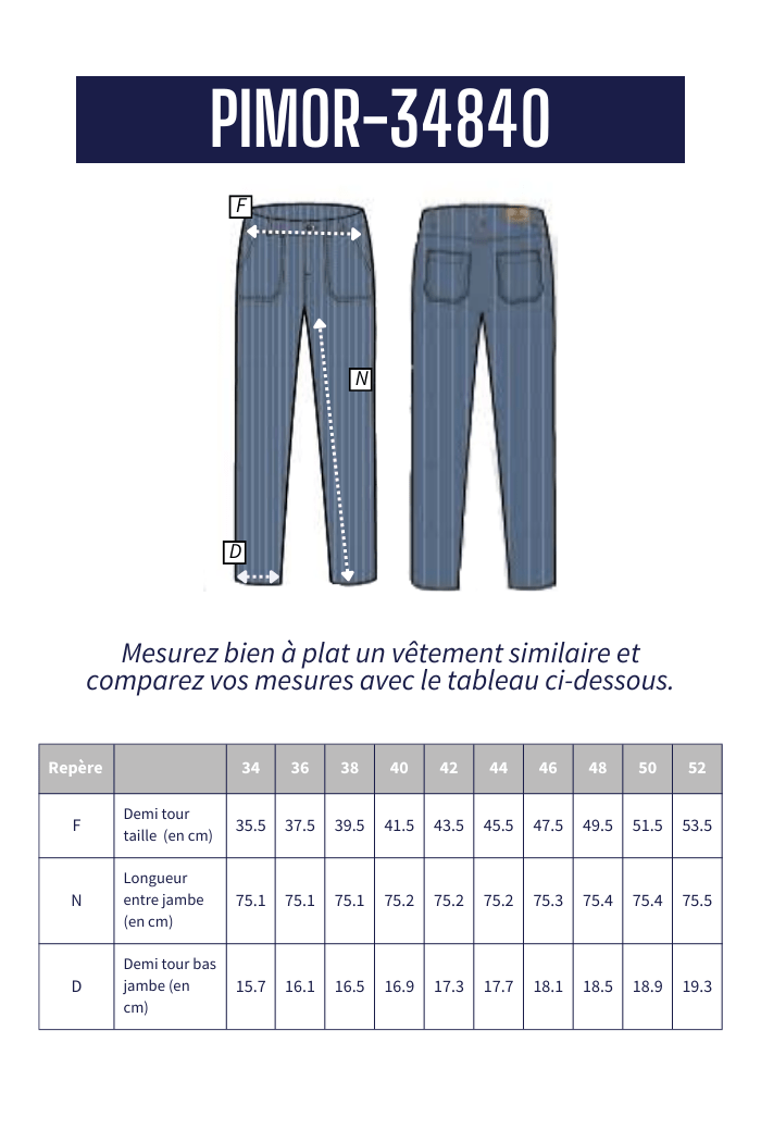 Pantalon en velours PIMOR - Mat de Misaine