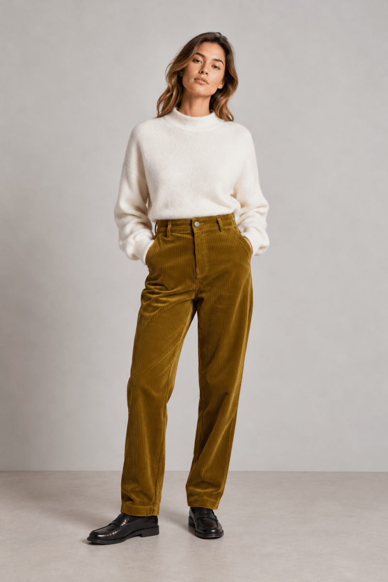 Pantalon en velours PRONY - Mat de Misaine