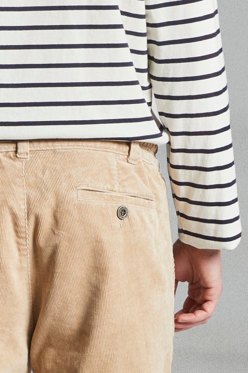 Pantalon en velours taille élastiquée TRANSAT - Mat de Misaine