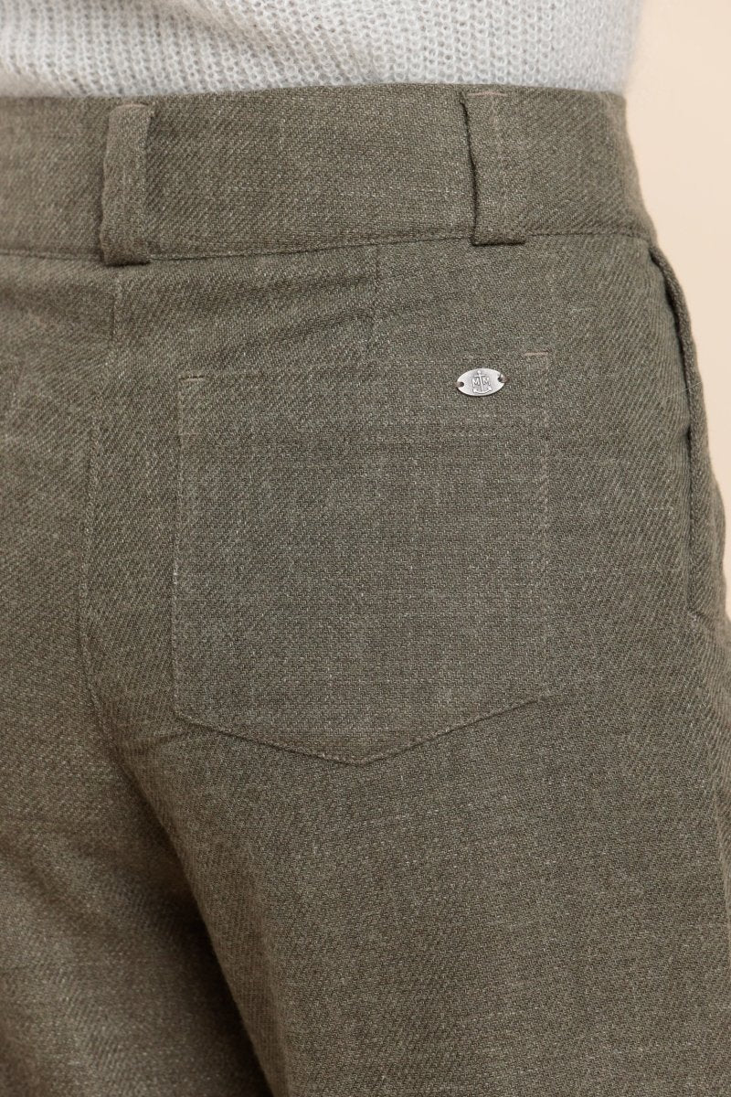 pantalon femme coton/laine - Mat de Misaine