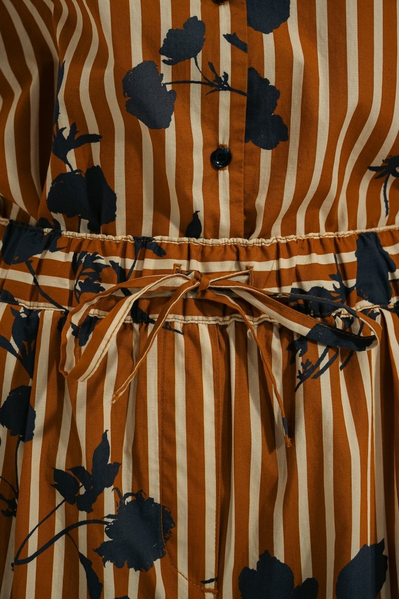 Pantalon large en lin imprimé - Mat de Misaine