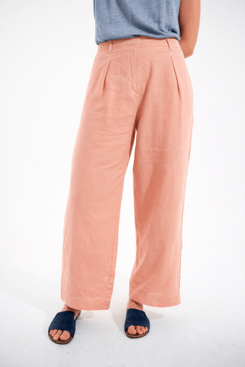 Pantalon large en lin PYLOS - Mat de Misaine