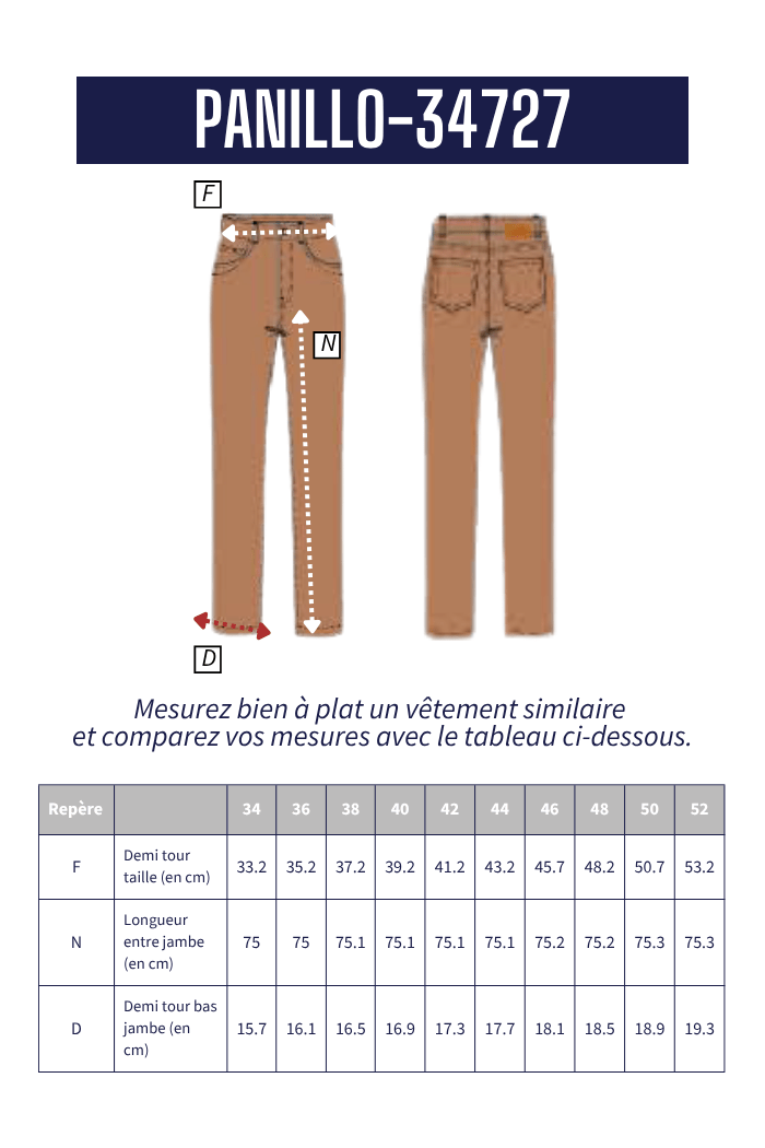 Pantalon PANILLO - Mat de Misaine