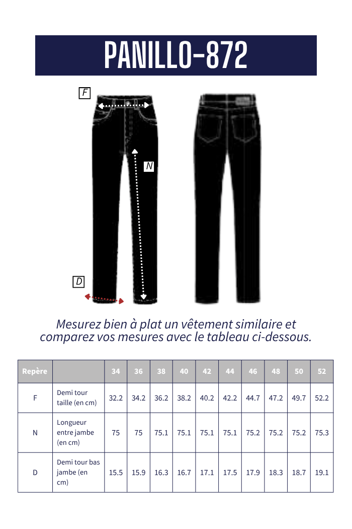 Pantalon PANILLO - Mat de Misaine