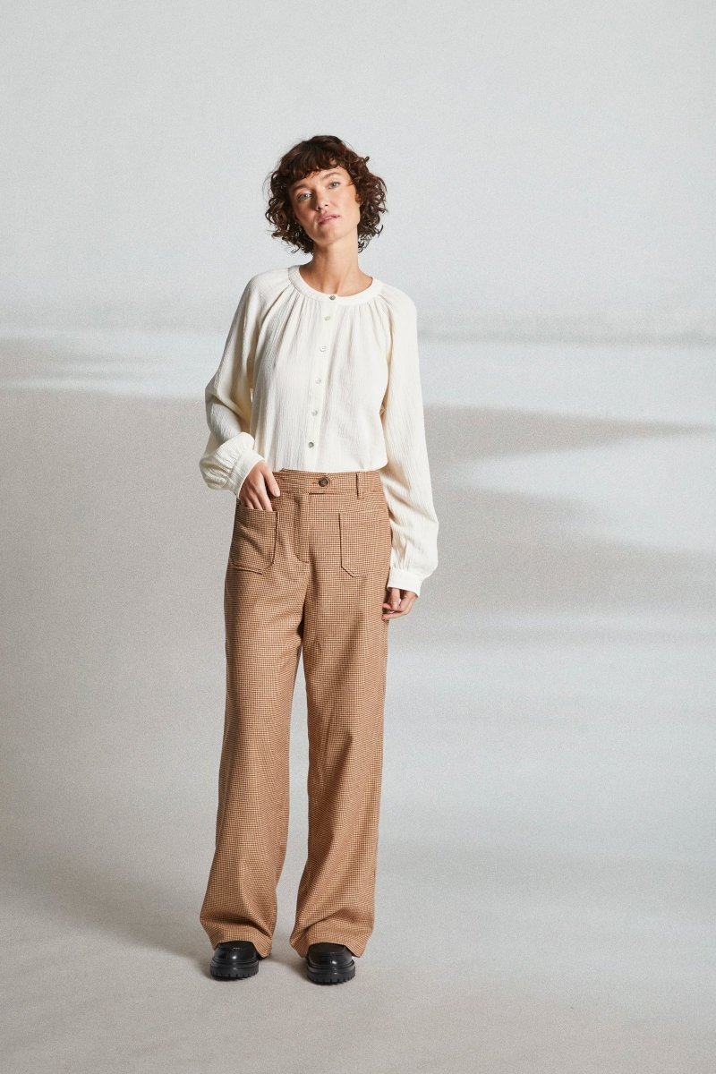 Pantalon pied de poule PAVILLON - Mat de Misaine