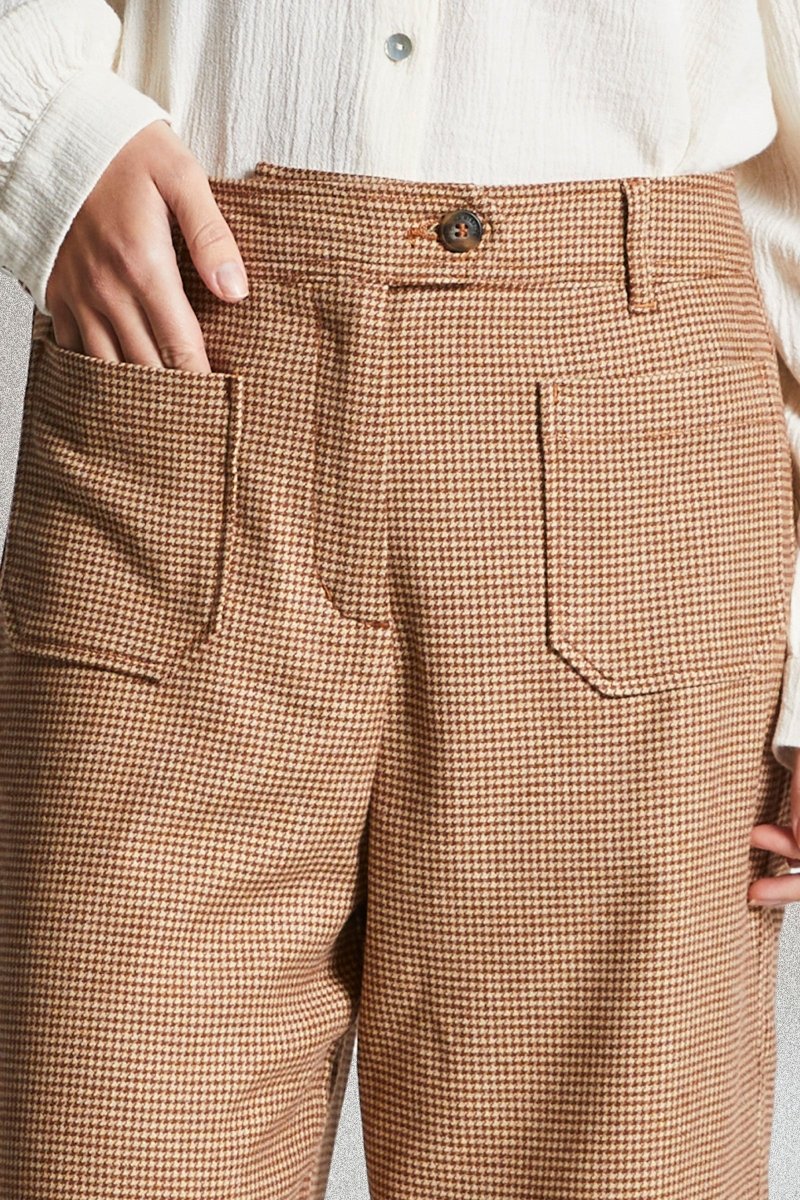 Pantalon pied de poule PAVILLON - Mat de Misaine