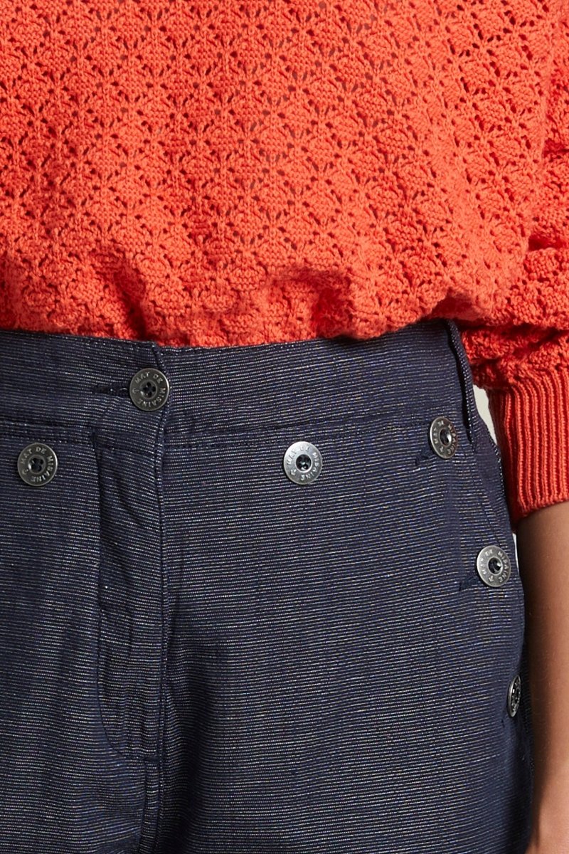 Pantalon PONT rayé - Mat de Misaine