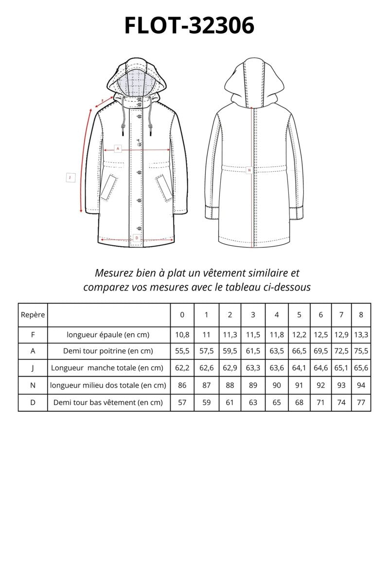 parka longue déperlante - Mat de Misaine