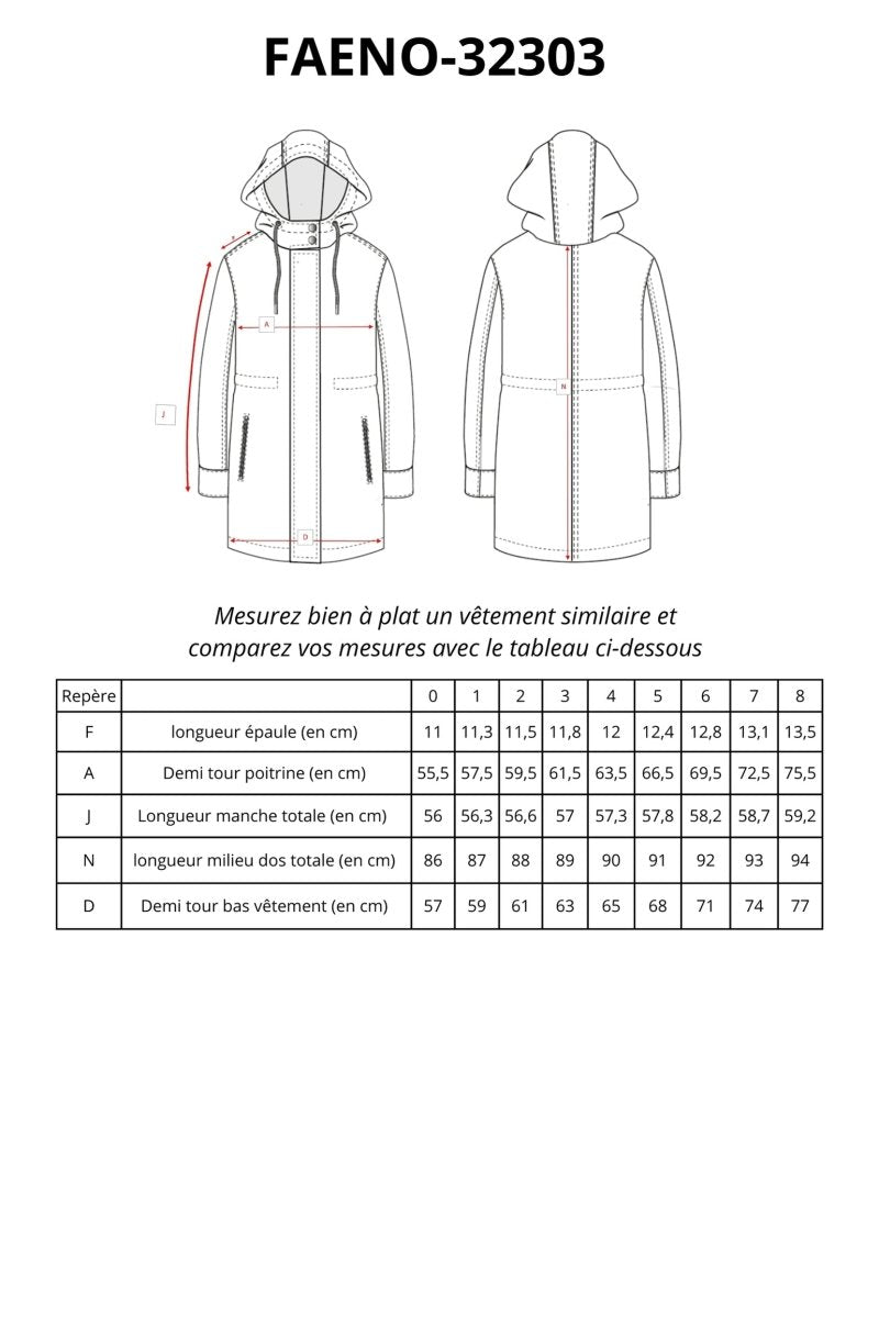 parka longue déperlante - Mat de Misaine