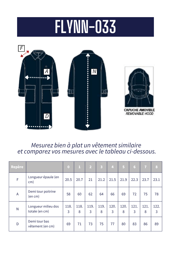 Parka longue FLYNN - Mat de Misaine