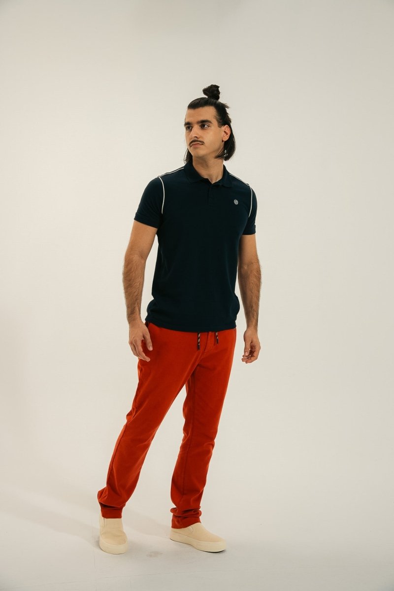 Polo maille piquée broderie poitrine MORSE - Mat de Misaine