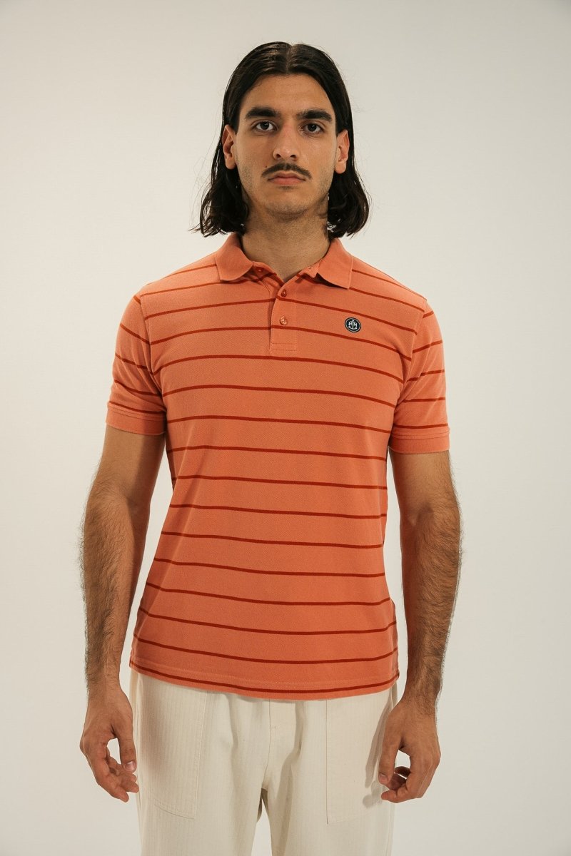 Polo maille piquée fines rayures MILRAY - Mat de Misaine