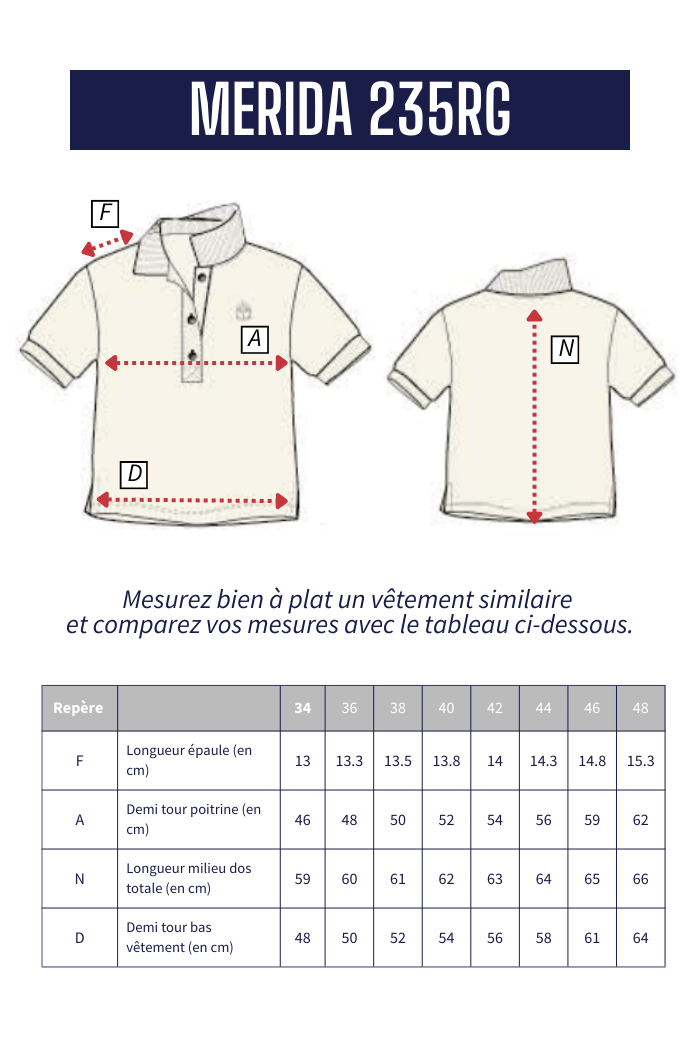 Polo maille piquée MERIDA - Mat de Misaine