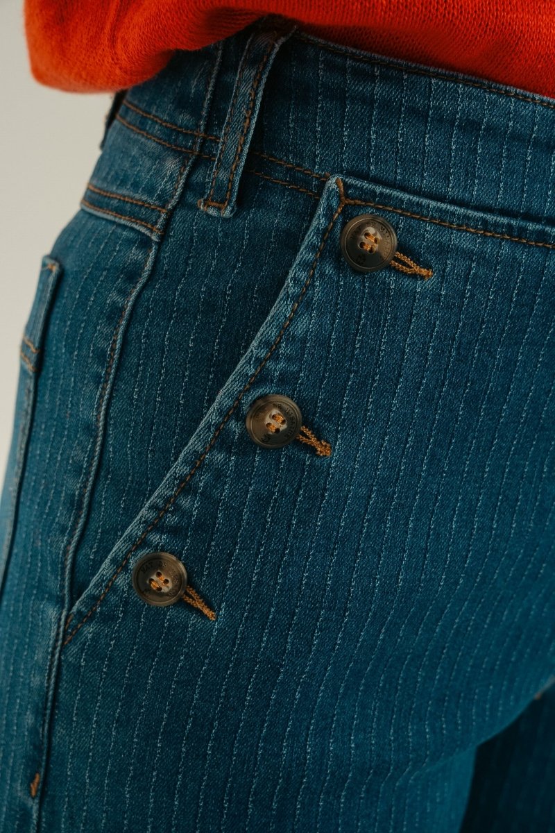 Pont en Jeans rayé PONTON - Mat de Misaine