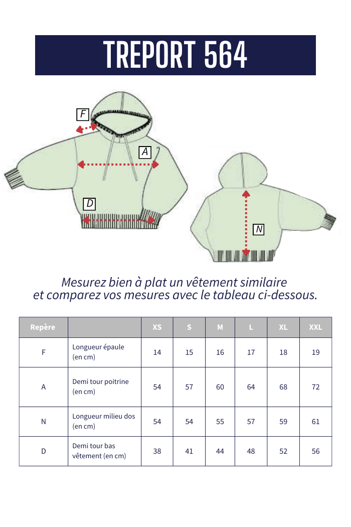 Pull à capuche TREPORT - Mat de Misaine