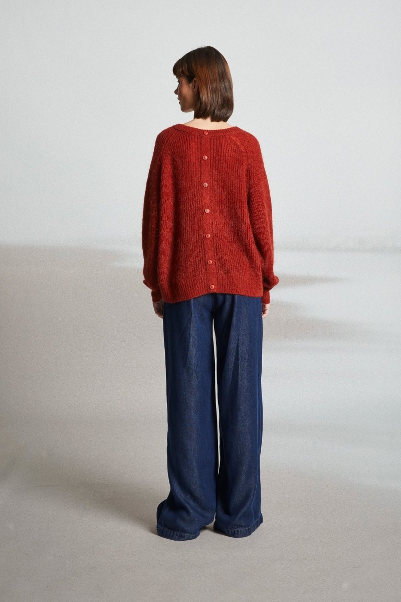 Pull avec boutons dos TOPAZO - Mat de Misaine