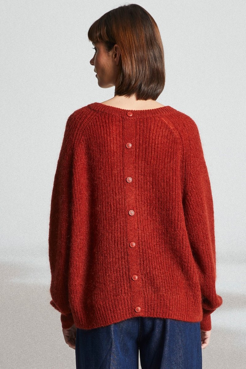 Pull avec boutons dos TOPAZO - Mat de Misaine