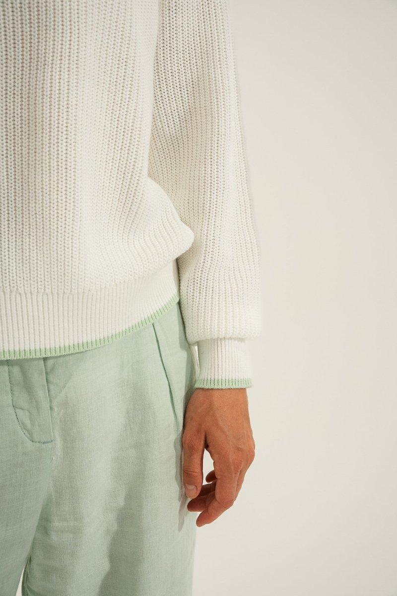 Pull boutonnage épaule TENERIFE - Mat de Misaine