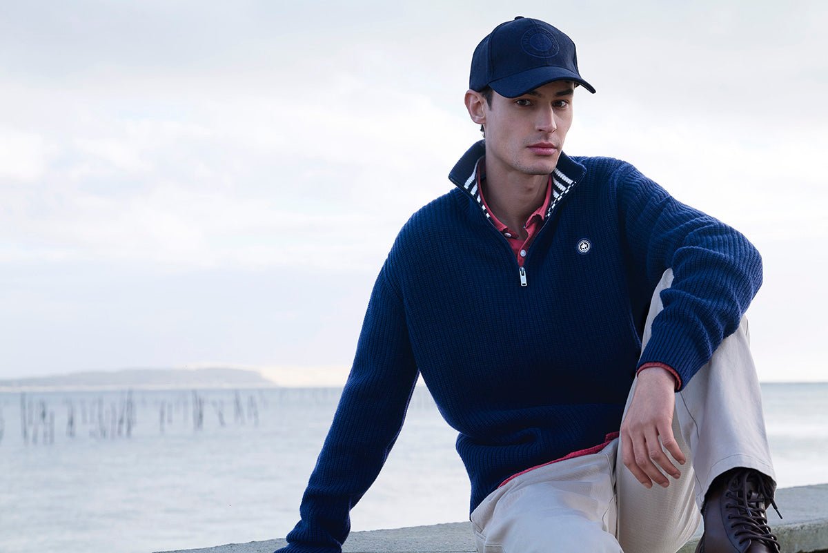 Pull camionneur zippé TALBOT - Mat de Misaine