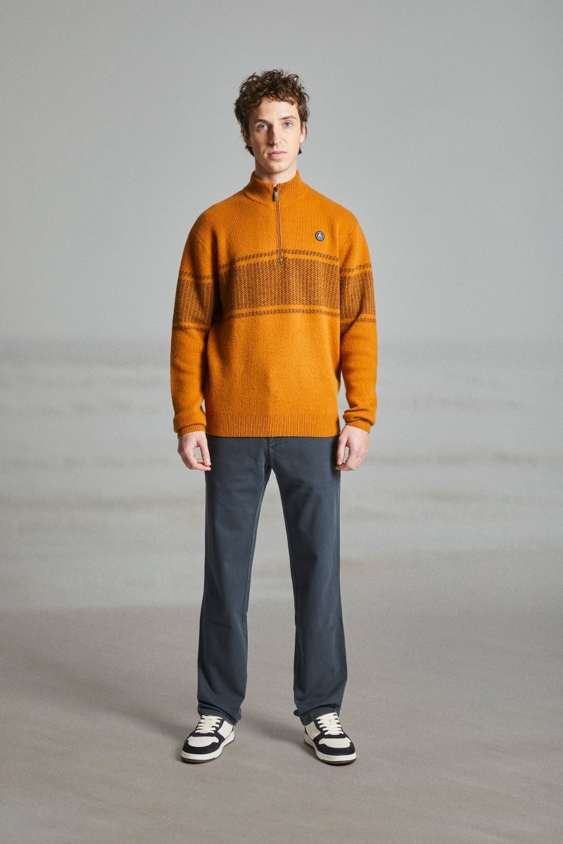 Pull camionneur zippé TUFFLE - Mat de Misaine