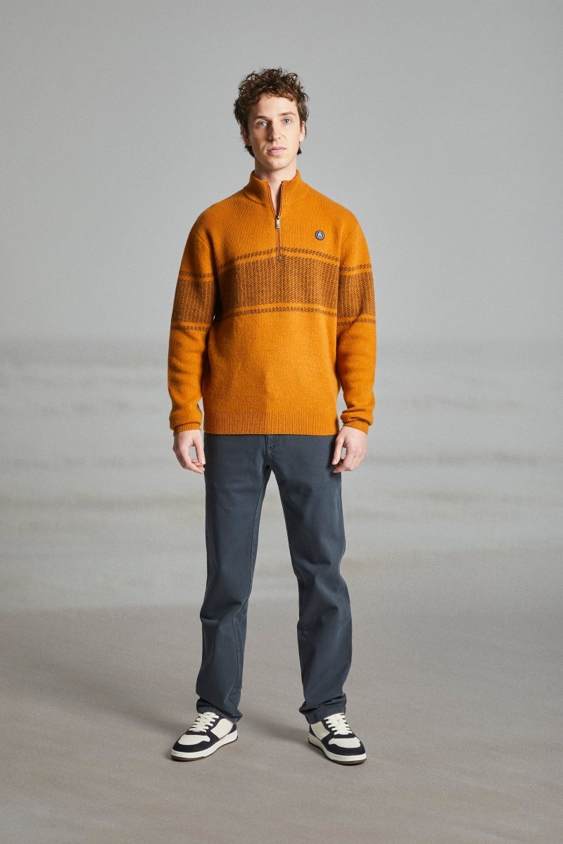 Pull camionneur zippé TUFFLE - Mat de Misaine