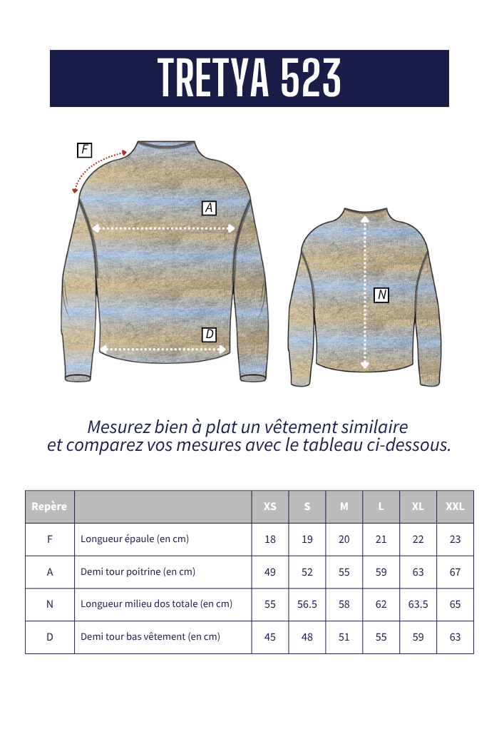 Pull col montant TRETYA - Mat de Misaine