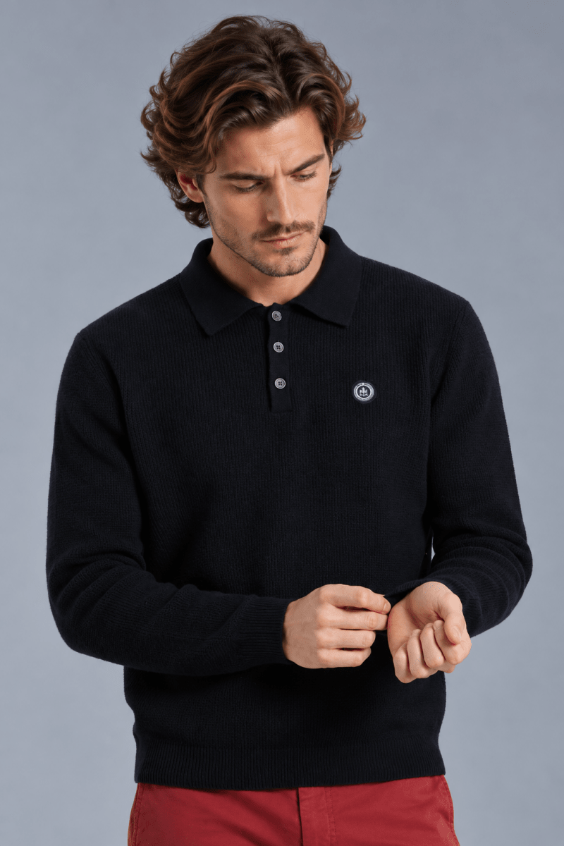 Pull col polo TIM - Mat de Misaine