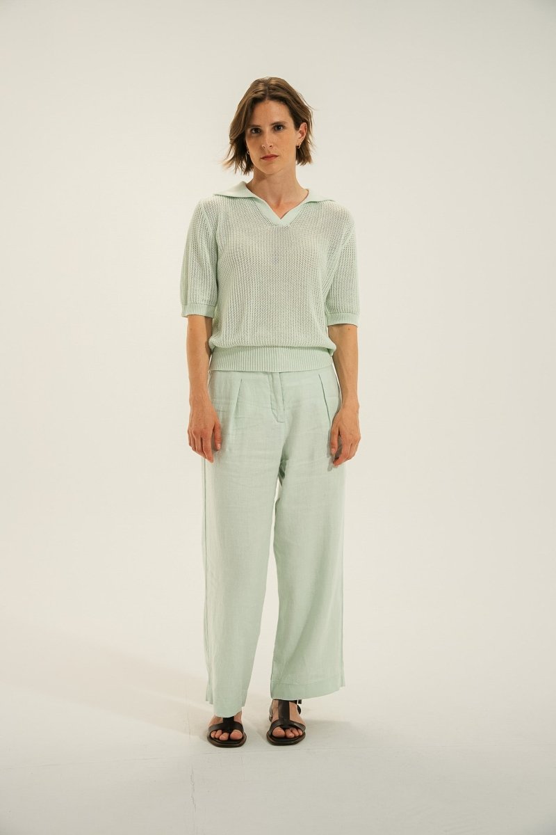 Pull col vareuse tricotage fantaisie TAVIRA - Mat de Misaine