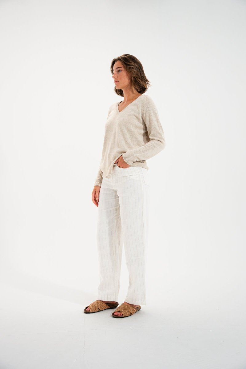 Pull encolure V TAROUDANT - Mat de Misaine