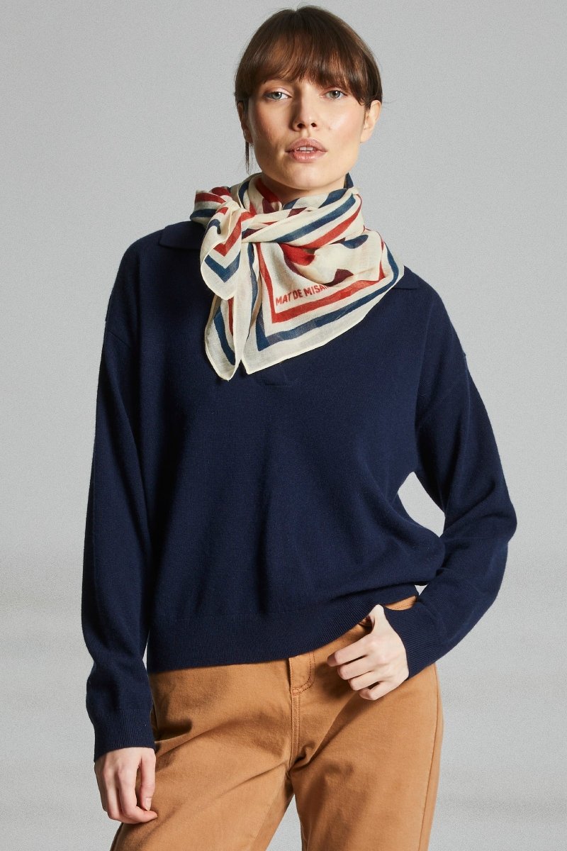 Pull esprit vareuse TOULA - Mat de Misaine