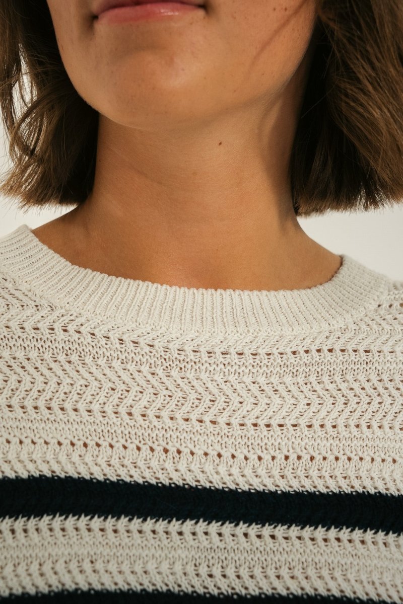 Pull grosse maille fantaisie TABOA - Mat de Misaine