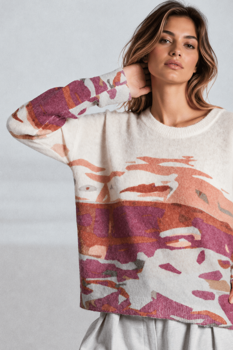 Pull imprimé TRADIE - Mat de Misaine