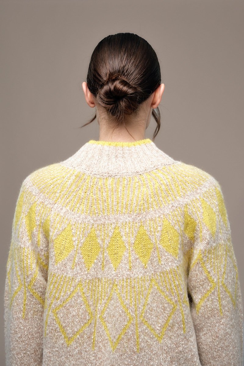Pull jacquard TINDRA - Mat de Misaine