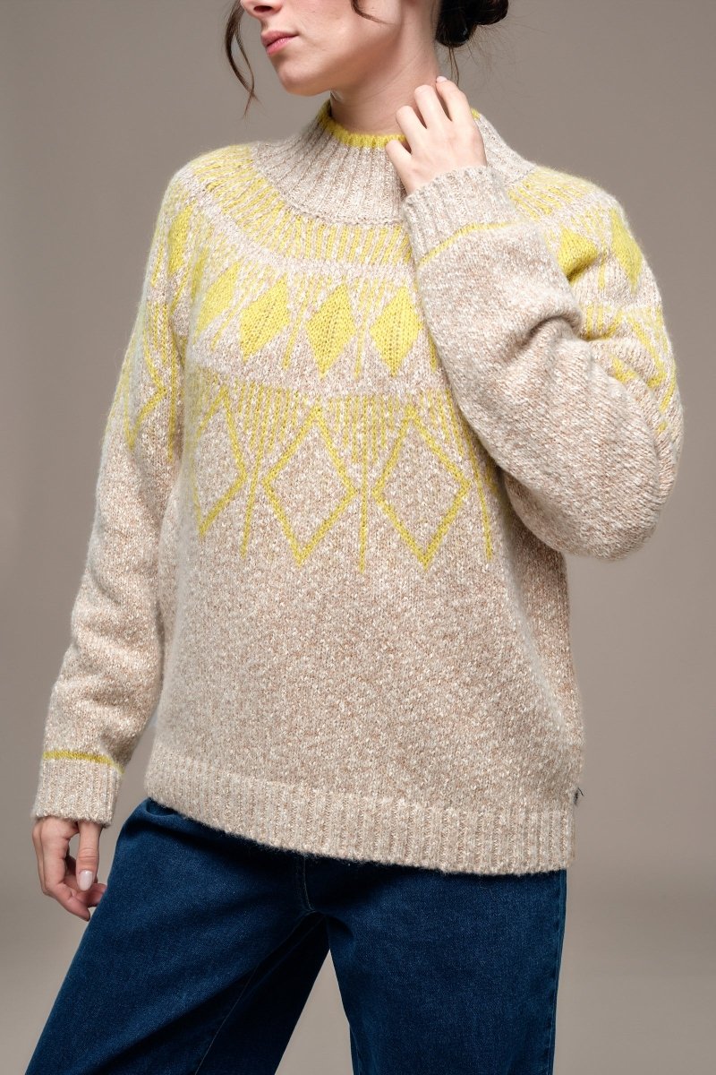 Pull jacquard TINDRA - Mat de Misaine
