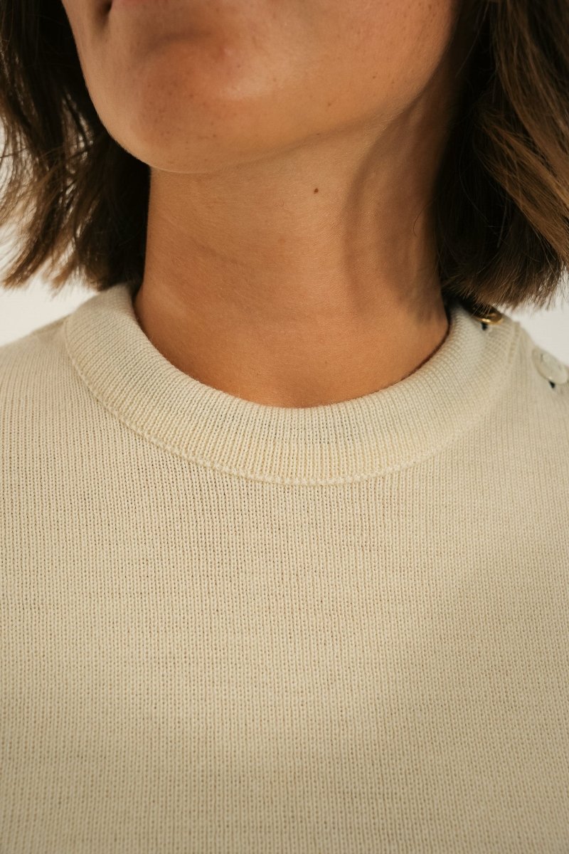 Pull marin - MIXTE - en laine vierge TIDES - Mat de Misaine