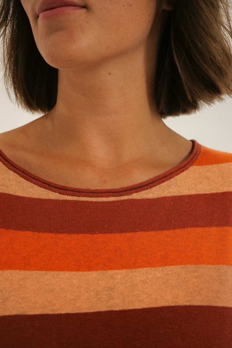 Pull rayé oversize TILOU - Mat de Misaine