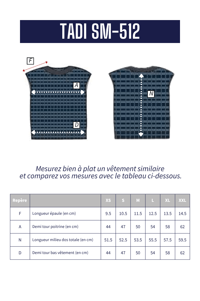 Pull sans manches TADI - Mat de Misaine