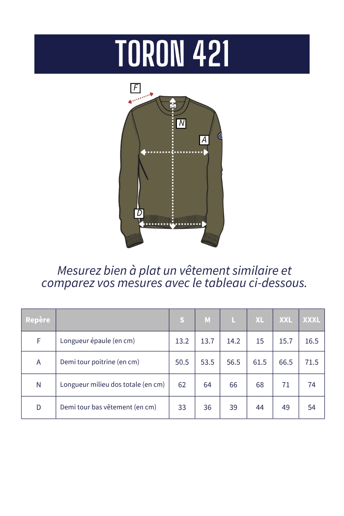 Pull TORON - Mat de Misaine
