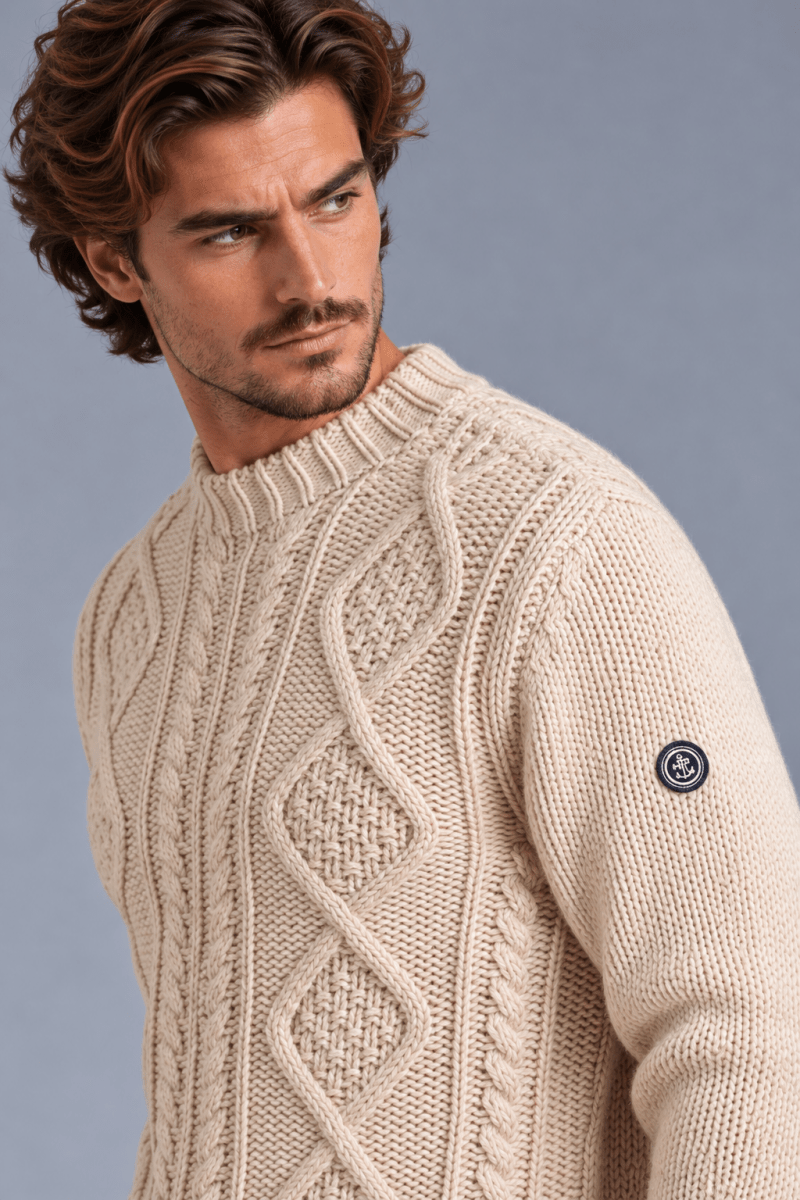 Pull torsadé TORPILLE - Mat de Misaine
